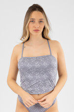 Corset strapless lavanda Lavander