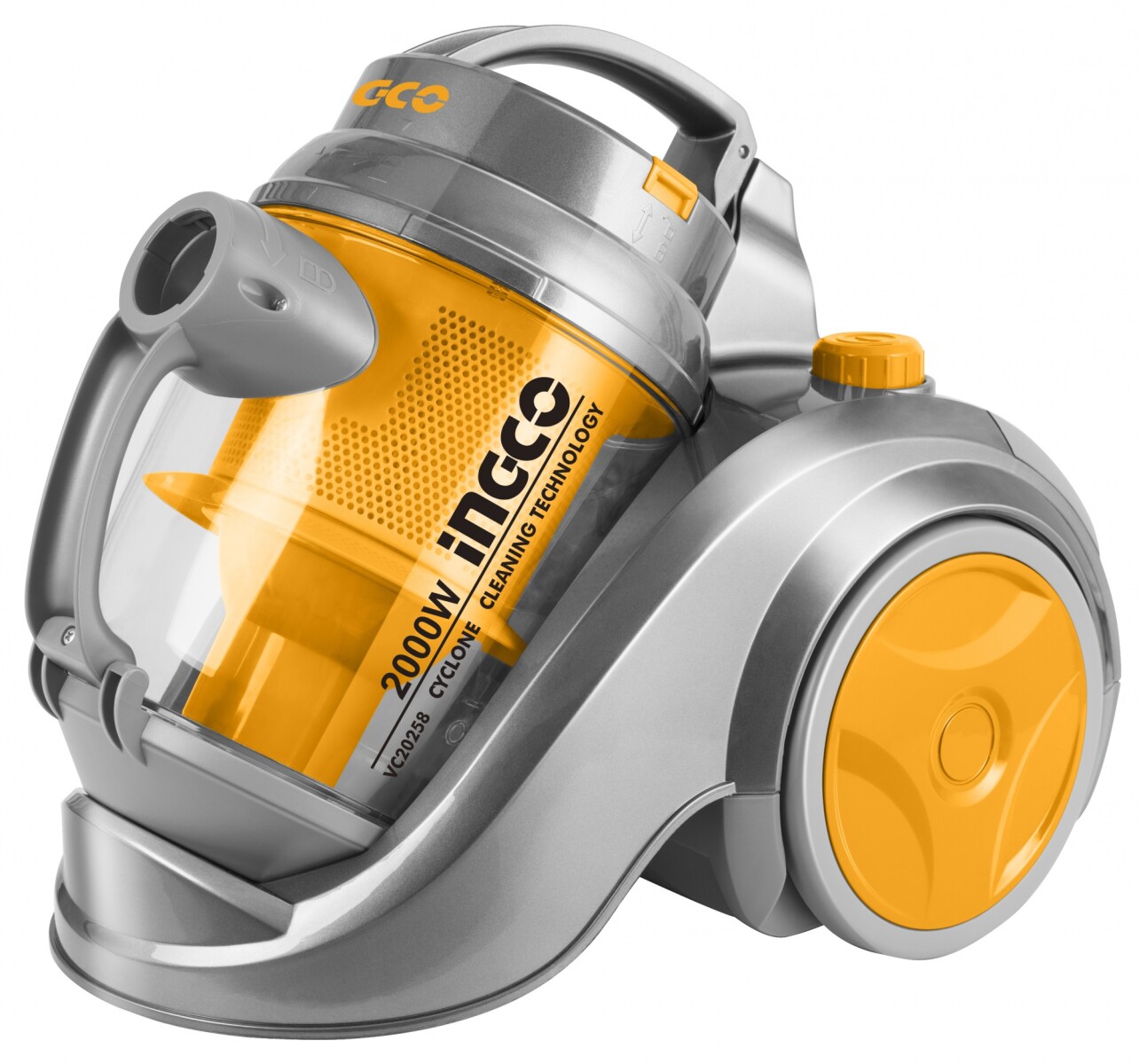 ASPIRADORA 2.5LT 2000W INGCO VC20258 SIN BOLSA 