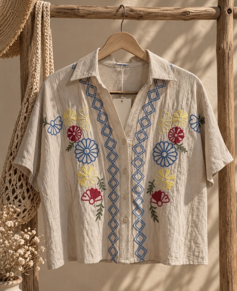 Camisa Sunrise PRE VENTA beige