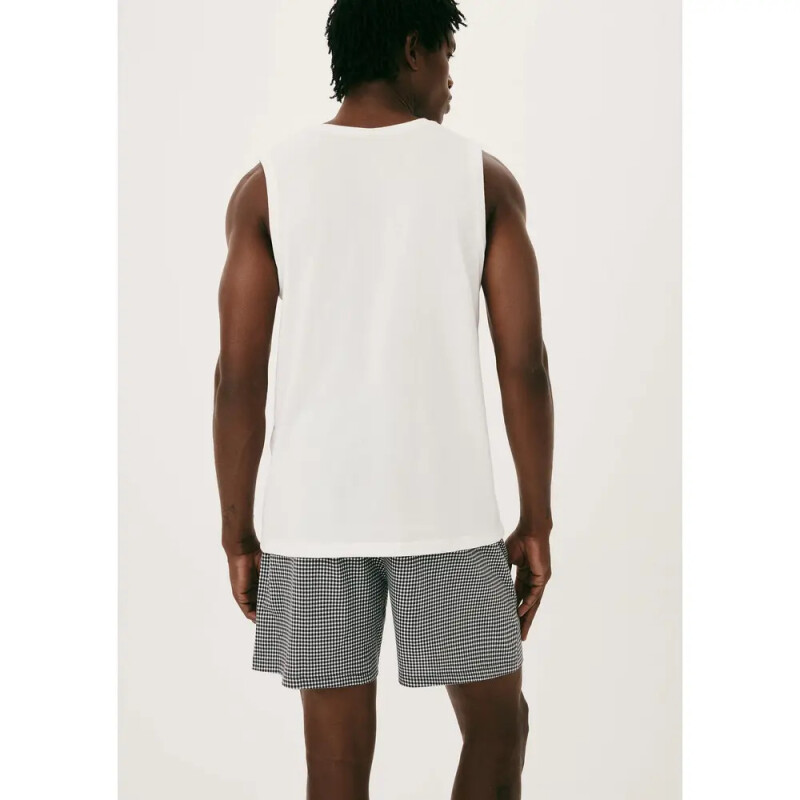 PIJAMA SM MASC BRANCO/PRETO