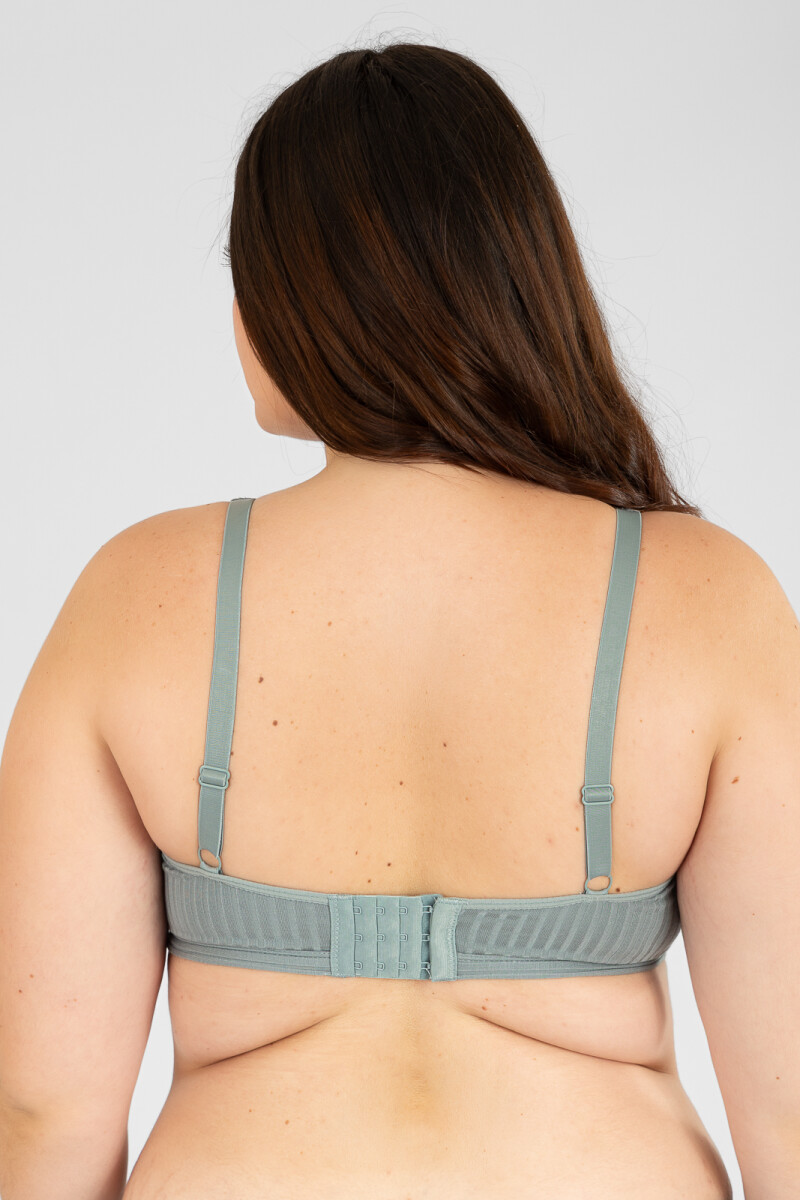 Top triangulo savia Verde acqua