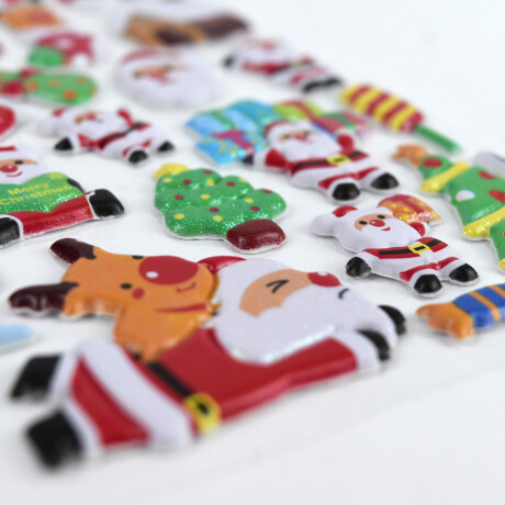 Stickers Navideño con relieve Stickers Navideño con relieve