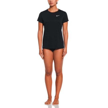 Remera Nike Short Sleeve Hydrogu De Niña Negro