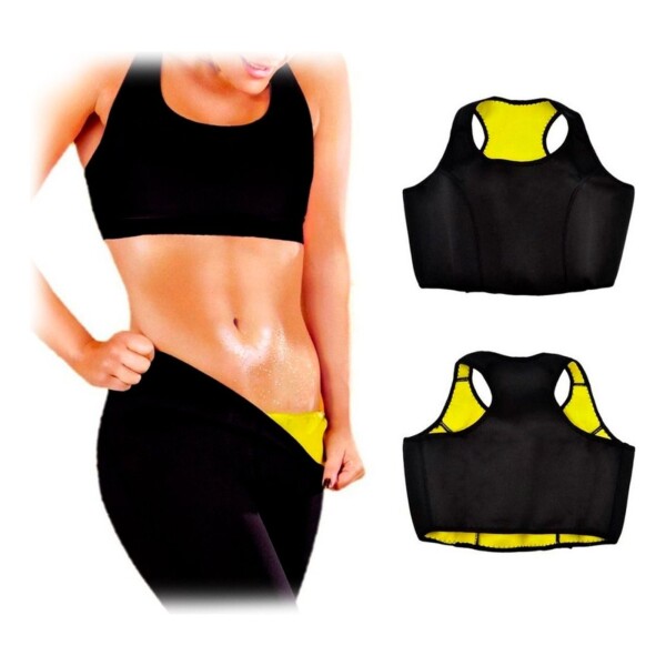 Top Neopreno Reductor Sudadera Hot Shapers Gimnasio Talle Talla XXXL