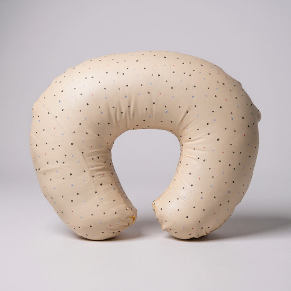 Almohada lactancia LORELLI beige estrellas