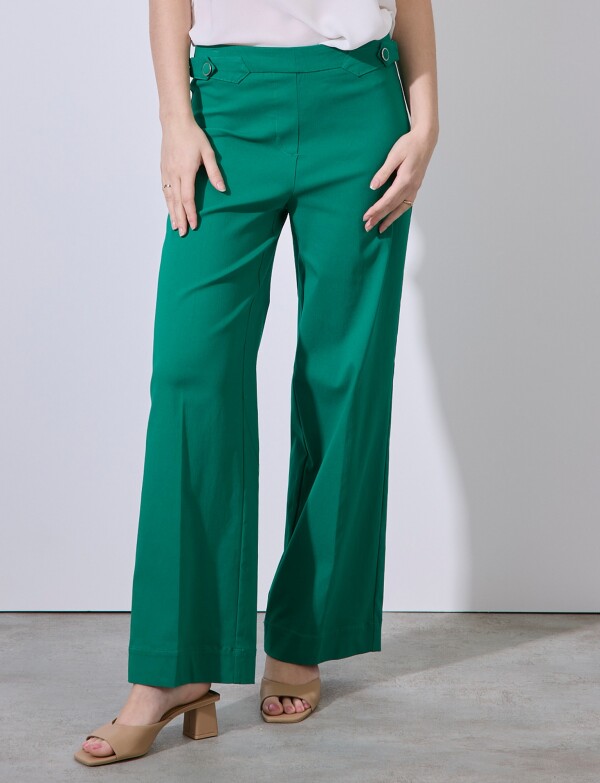 Pantalon Hebilla & Boton VERDE