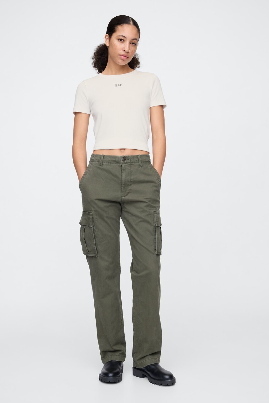 Remera Rib Mujer New Off White
