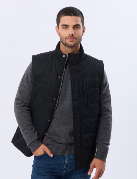 CHALECO REVERSIBLE CAPITONEADO Negro