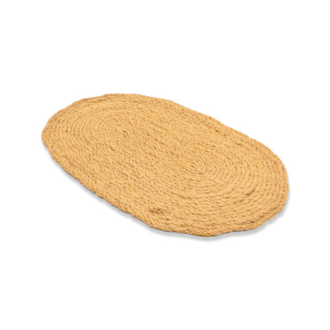 ALFOMBRA COCO OVAL NATURAL 60X90CM Unica