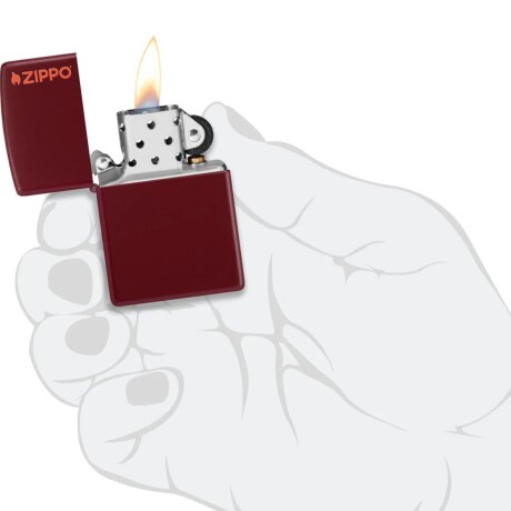 Encendedor Zippo Merlot con logo - 46021ZL Encendedor Zippo Merlot con logo - 46021ZL