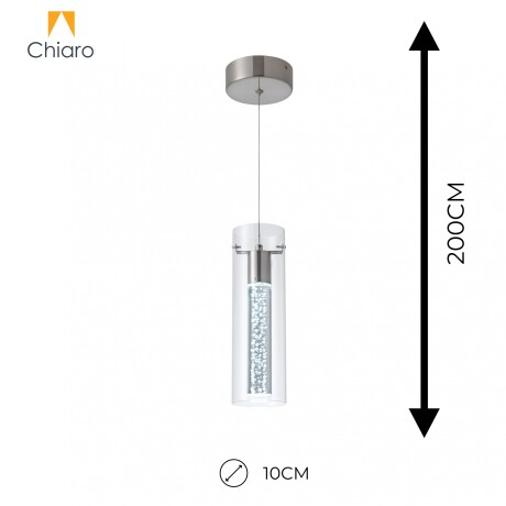 Colgante led cilindro efecto agua 5W Colgante led cilindro efecto agua 5W