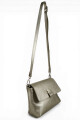 Morral con solapa chico Champagne