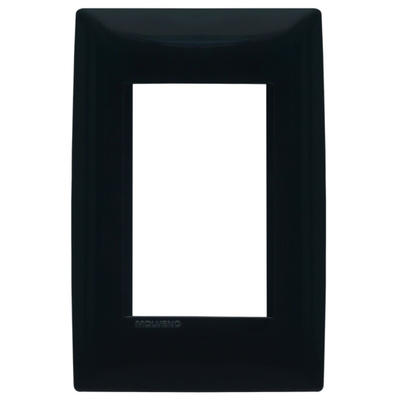 PLACA C/BASTIDOR 3 MODULOS ATENEA. GRIS OSCURO PLACA C/BASTIDOR 3 MODULOS ATENEA. GRIS OSCURO