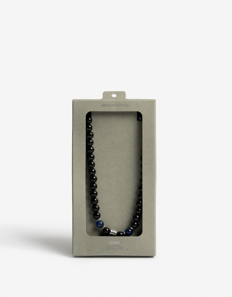 Collares Cortos Piedras Collar Corto Men´s Collection - Negro