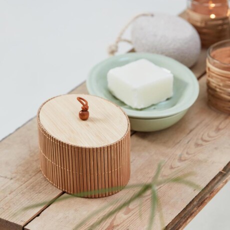 CAJA ORG OVAL BAMBÚ BAMBU NATURAL-BEIGE 1272