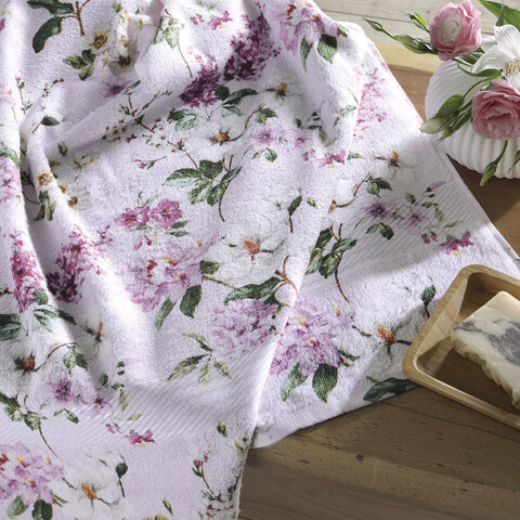 Toalla Baño Estampada Prisma 100% Algodón 70x140 cm CLARA