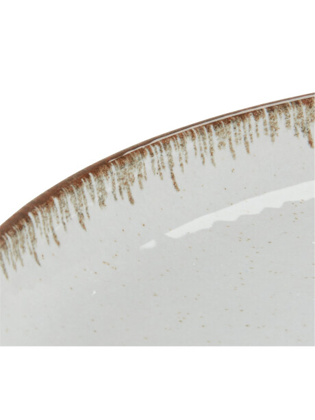 Plato FERDUS Ø19cm porcelana gris Plato FERDUS Ø19cm porcelana gris