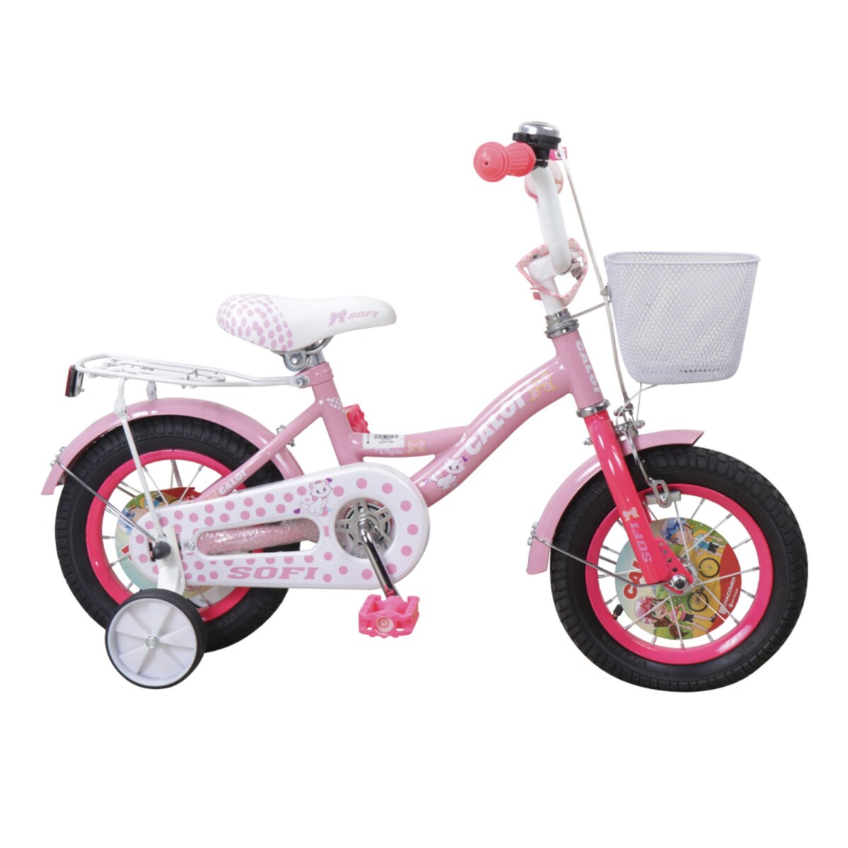 Bicicleta Caloi Sofi Aro 12" - Rosado 