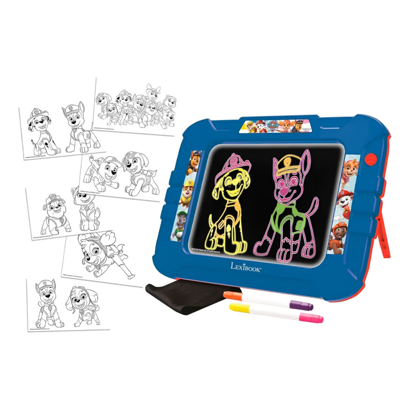 Pizarra Mágica Led Neón Lexibook Paw Patrol Color Azul Pizarra Mágica Led Neón Lexibook Paw Patrol Color Azul