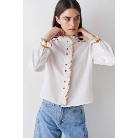 PRE VENTA CAMISA SWIM CROCHET Blanco