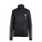 Campera de Mujer Adidas Deportiva 3 Tricot Negro - Blanco