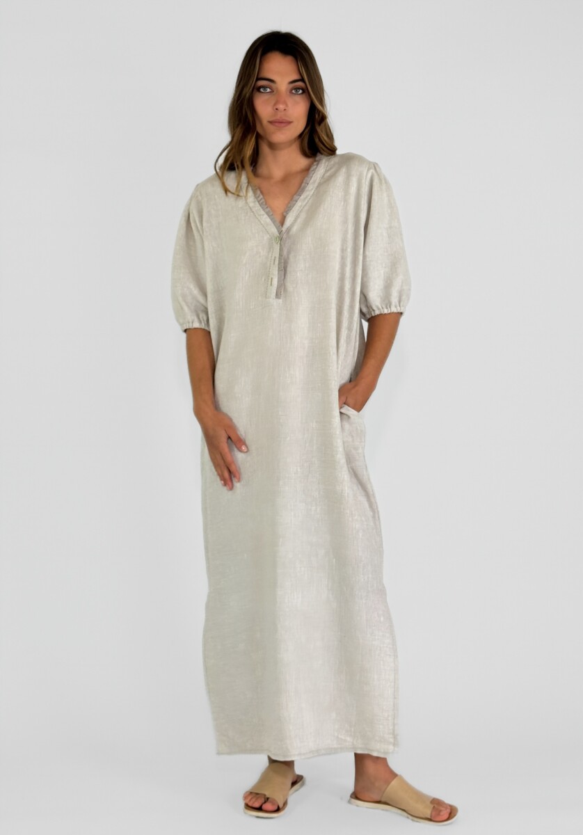 VESTIDO ISADORA - CRUDO 