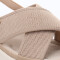 Sandalias de Mujer Lady Confort CHAPELLE con tiras cruzadas Beige