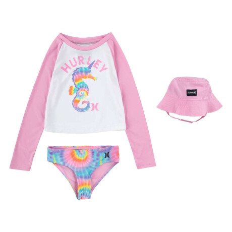 Short Knotted Upf Bucket Set de Niños Multicolor