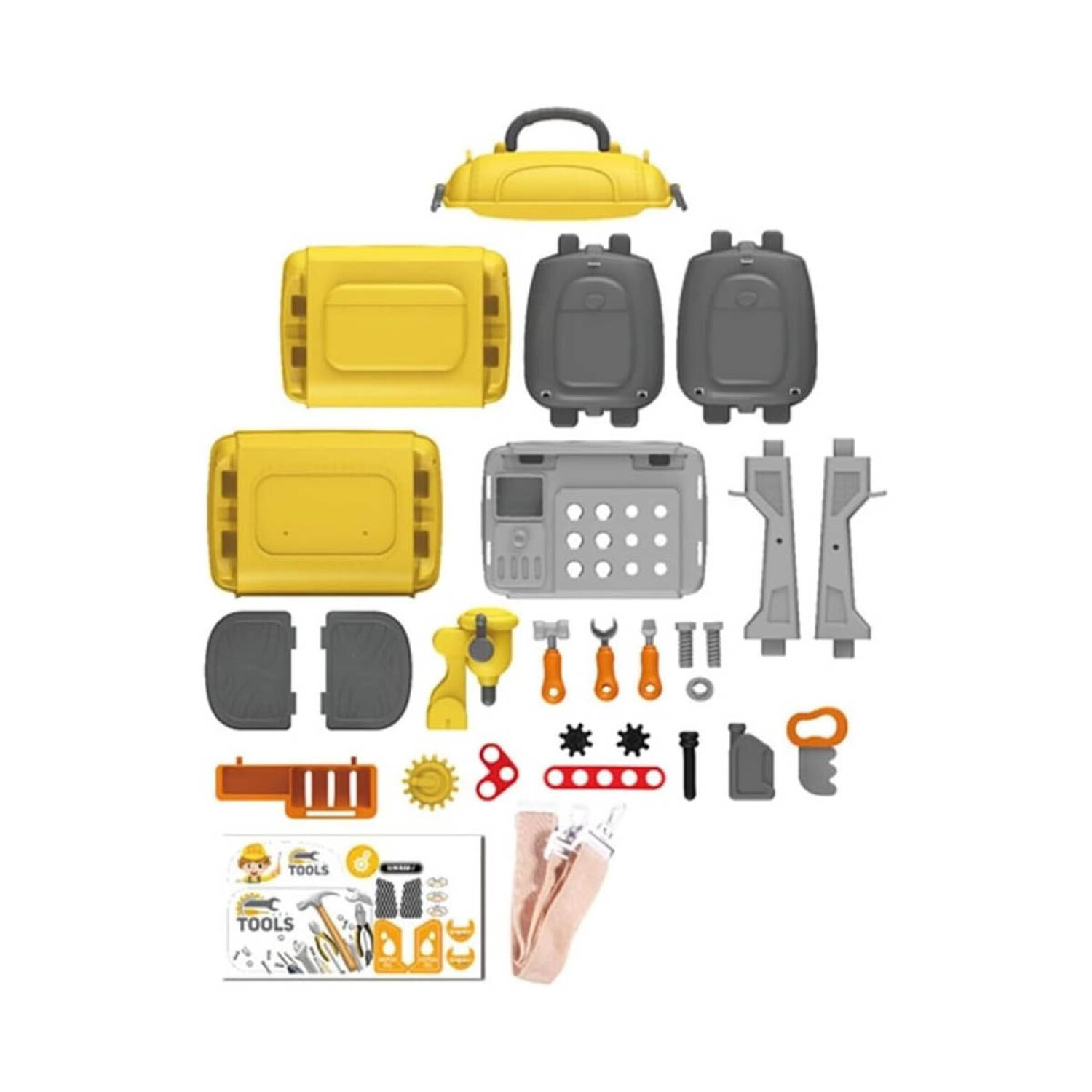 Loggyland Kit De Accesorios Para Torre De Juegos – Volante, Telescopio Y 2 Empuñaduras, Plástico Resistente A La Intemperie