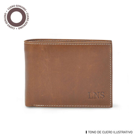 Billetera De Cuero Platón Whisky