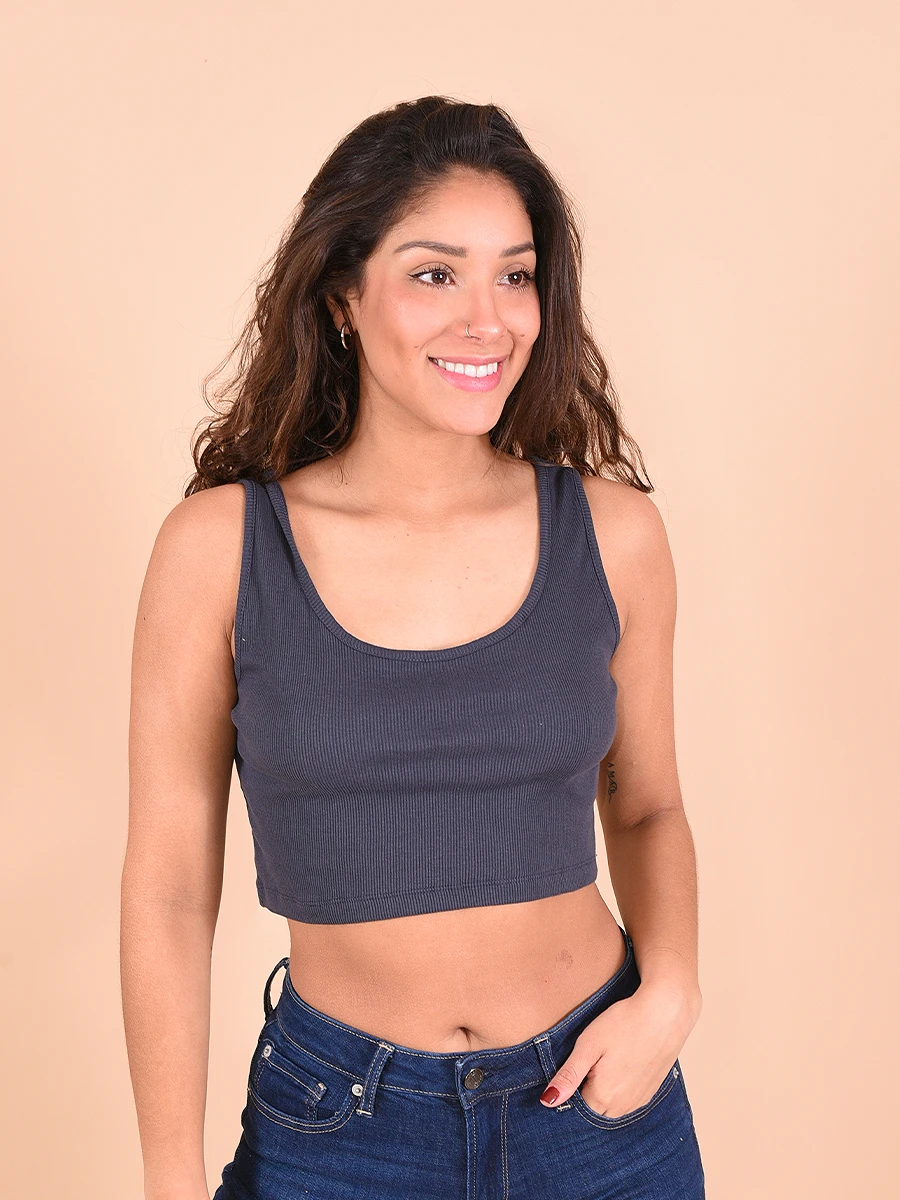 MUSCULOSA PAULA - GRIS OSCURO 