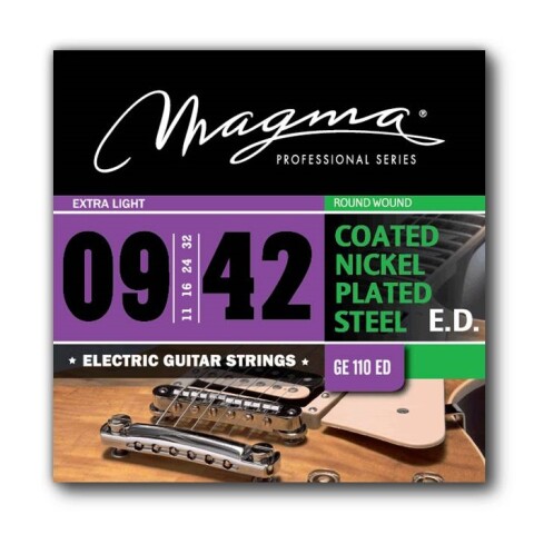 Encordado Guitarra Electrica Magma Coated .009 GE110ED Unica