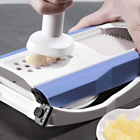 Cortador Rebanador Rallador Procesador Manual de Verduras Naranja