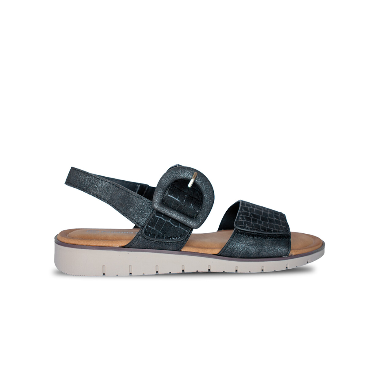 Sandalia de dama Panama Jack - BLACK 