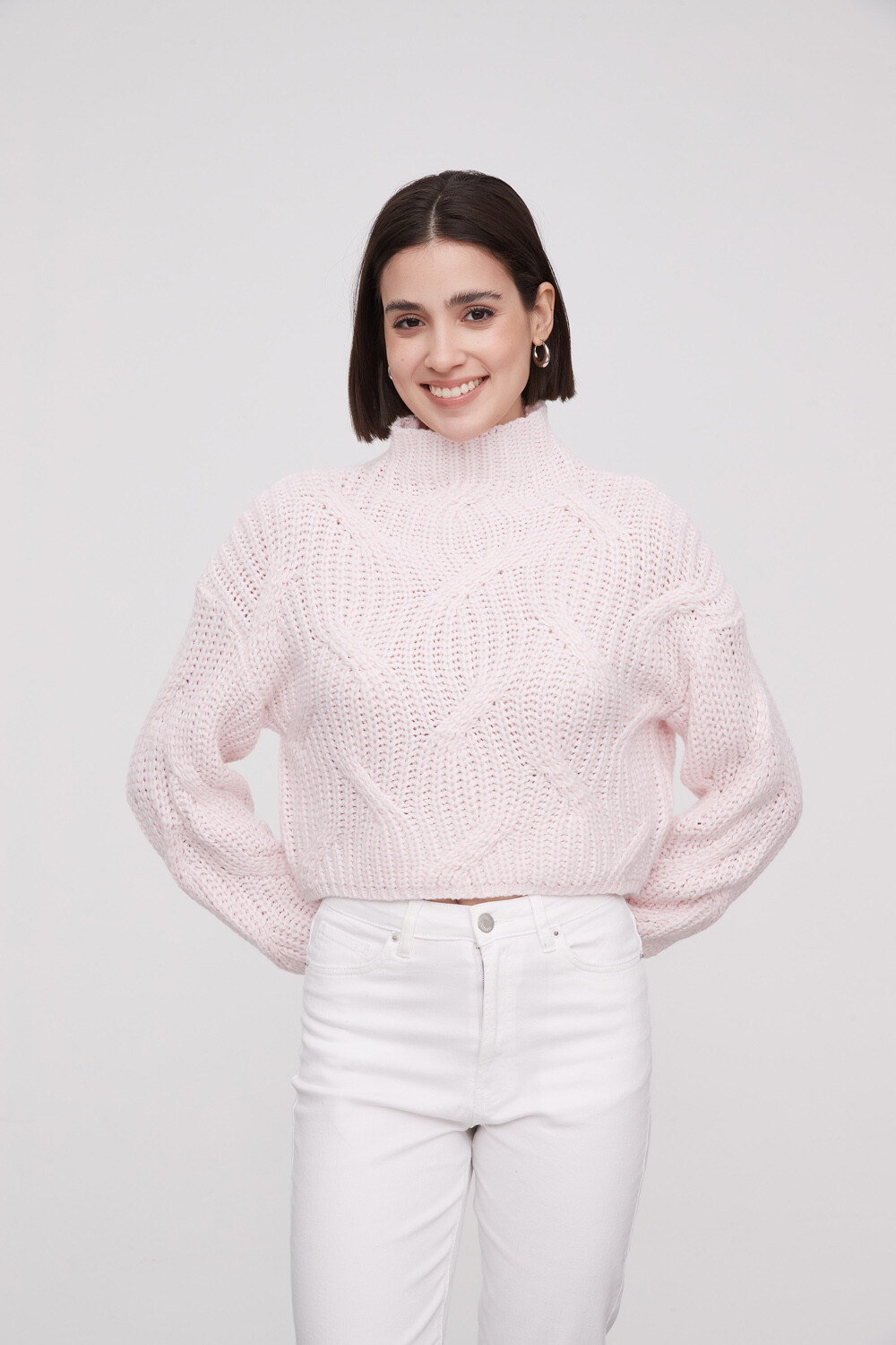 Sweater Cooma Rosa Claro