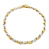 Pulsera Eslabones-Oro bajo-Sin Piedra-PU8004 sinpiedra