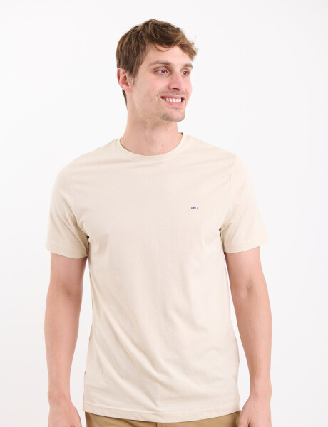 520658 T-SHIRT HARRINGTON LABEL Natural