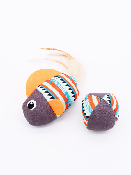 SET BOLA Y PEZ MULTICOLOR