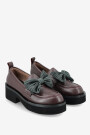 MOCASIN BOW LADY LOAFER Vino