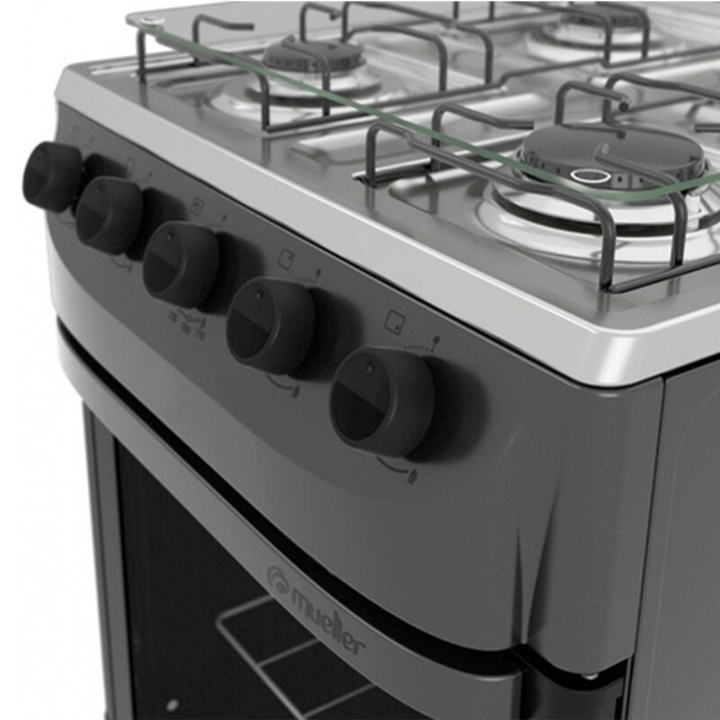 Cocina Mueller Supergas 4h Gris Grafito Cocina Mueller Supergas 4h Gris Grafito