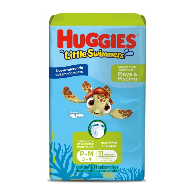 Pañales Huggies Little Swimmers Talle P - M 11 Uds. Pañales Huggies Little Swimmers Talle P - M 11 Uds.