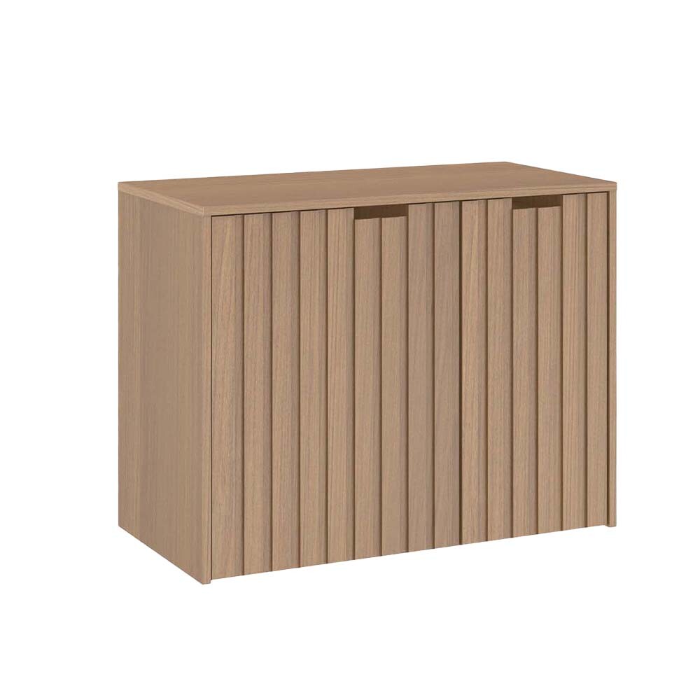 MUEBLE DE BAÑO SUSPENDIDO MODELO NICE 80 CM. COLOR NOGAL/NOCE AMENDOA Mueble De Baño Suspendido Modelo Nice 80 Cm. Color Nogal/noce Amendoa