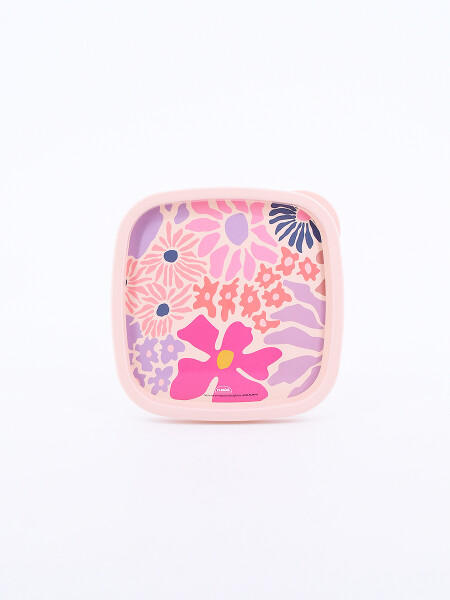 CONTENEDOR FLOWER ROSADO