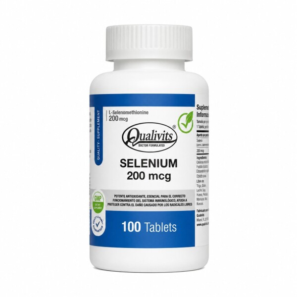 Selenium 200 mcg 100 Tabletas - Qualivits Selenium 200 mcg 100 Tabletas - Qualivits