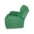 Poltrona Sillon Sofa Reclinable 1 Cuerpo Tela Calidad Variante Color Verde Oscuro