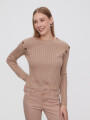 Sweater Delec Beige Oscuro