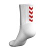 MEDIAS JUEGO ALGODON 3/4 BLANCO/ROJO