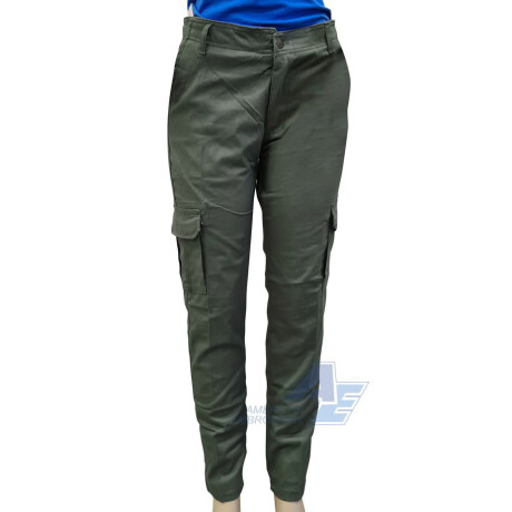 Pantalón Cargo Dama Verde
