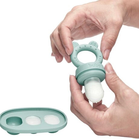 Set mordillo alimentación con moldes verde