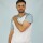 Remera Combinada Summer Light Blue